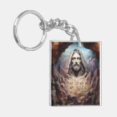 Porte-clés Statue Divine : Le Seigneur Est Mon Rocher (Devant gauche)
