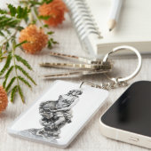 Porte-clés Statue féminine classique (Devant droit)