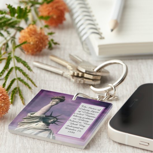 Porte-clés Statue Lady Liberty NY (Devant Droit)