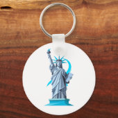 Porte-clés Statue of Liberty Artistic Design Phone Case” (Verso)