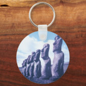 Porte-clés Statues de l'île de Pâques (Recto)