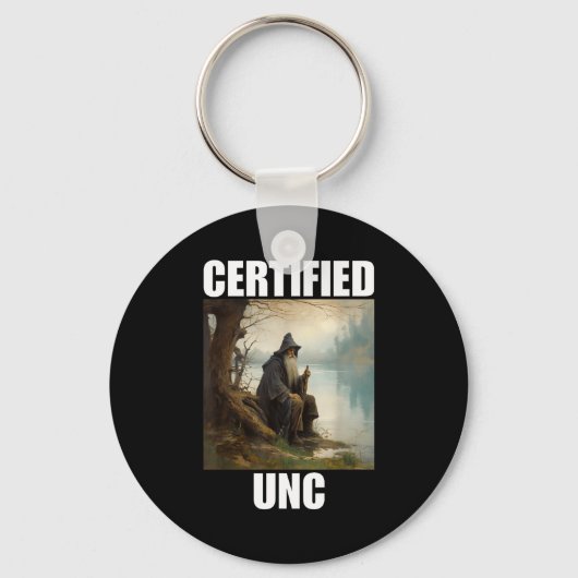 Porte-clés Statut UNC certifié  (Recto)
