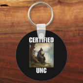 Porte-clés Statut UNC certifié  (Recto)