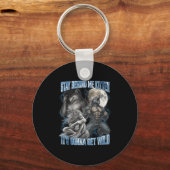 Porte-clés Stay Behind Me Kitten It's Gonna Get Wild Funny Al (Recto)