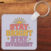 Porte-clés Stay Bright, Stay Divergent (Verso)