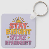 Porte-clés Stay Bright, Stay Divergent (Dos)