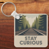 Porte-clés Stay Curious (Recto)