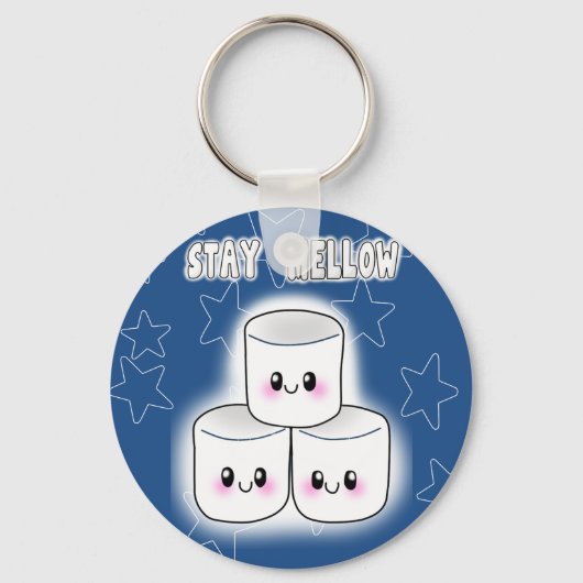Porte-clés Stay Mellow Marshmallow (Recto)