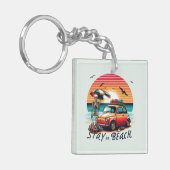 Porte-clés Stay On Beach - Retro Vibes - Skeleton (Devant gauche)