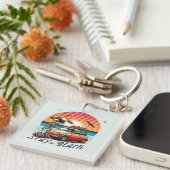 Porte-clés Stay On Beach - Retro Vibes - Skeleton (Devant Droit)