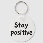 Porte-clés Stay positive keys (Verso)