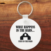 Porte-clés Stays In The Barn (Recto)