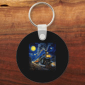 Porte-clés Steam Train Graphic For Men Boys Locomotive  (Recto)