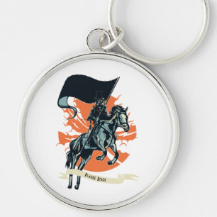Porte-clés Steampunk Plague Rider Doctor on Horseback avec dr