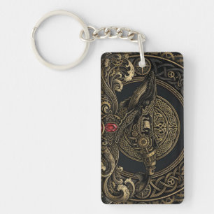 Porte-clés Steampunk Viking Baleine – Gardien du Nord