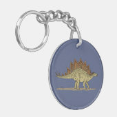 Porte-clés Stégosaure dinosaure jurassique (Devant gauche)