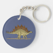 Porte-clés Stégosaure dinosaure jurassique (Dos)