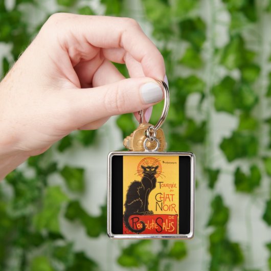 Porte-clés Steinlen : Conversation Noir (main)