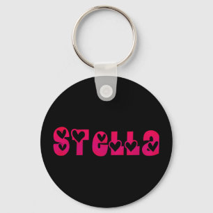 Porte-clés Stella dans les coeurs