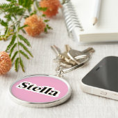 Porte-clés Stella nom joli design (Côté)