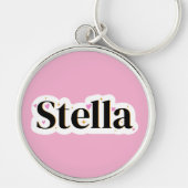 Porte-clés Stella nom joli design (Devant)