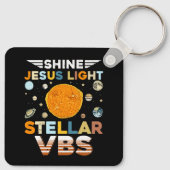 Porte-clés Stellar Bible School VBS Shine Jesus Light Christi (Dos)
