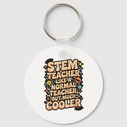 Porte-clés Stem Teacher Definition Funny Science Math Tech Te (Recto)