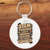 Porte-clés Stem Teacher Definition Funny Science Math Tech Te (Recto)