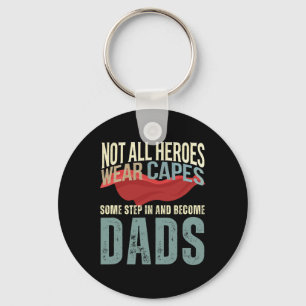Porte-clés Stepdad Chemise Des Enfants Hommes Drôle Fête des