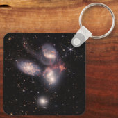 Porte-clés Stephan's Quintet 5 Galaxies en Deep Field (Verso)