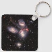 Porte-clés Stephan's Quintet 5 Galaxies en Deep Field (Dos)