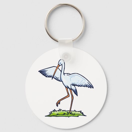 Porte-clés Steppy Stork (Recto)
