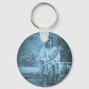 Porte-clés Stereview Vintage de l'ours de médecine en chef si