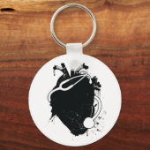 Porte-clés stéthoscope cardiaque anatomique (Recto)