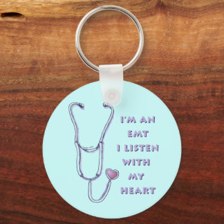 Porte-clés Stethoscope Heart EMT