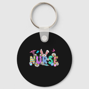 Porte-clés Stéthoscope œuf oreilles de lapin infirmière Migno
