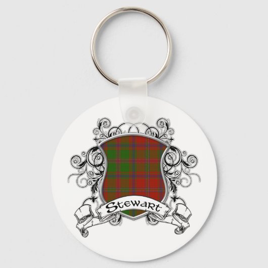 Porte-clés Stewart Tartan Shield (Recto)