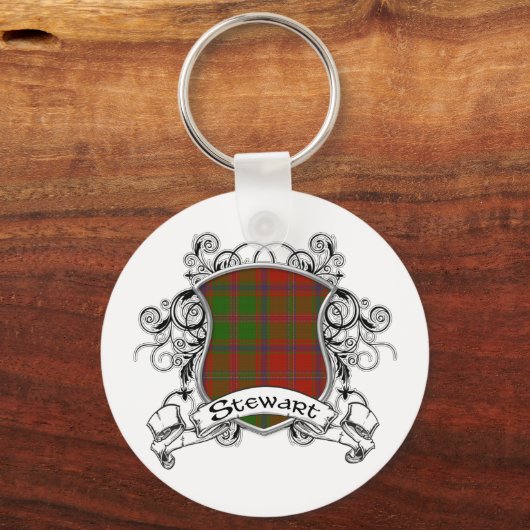 Porte-clés Stewart Tartan Shield (Recto)