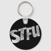 Porte-clés STFU key ring ( Black & White ) (Verso)