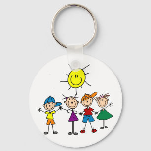 Porte-clés Stick à main Figure Enfants Tshirts et cadeaux