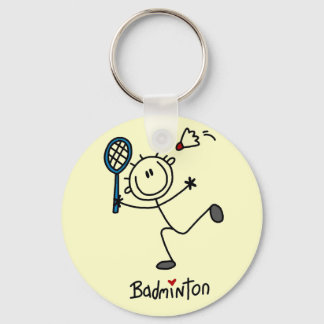 Porte-clés Stick Figure Badminton T-shirts et cadeaux
