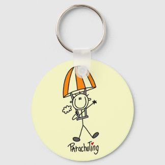 Porte-clés Stick Figure T-shirts et cadeaux de parachutisme