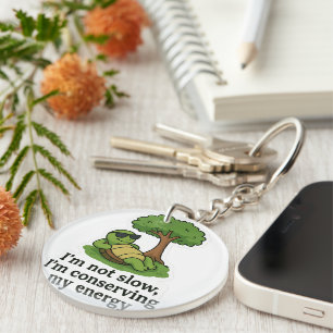 Porte-clés Sticker à tortue cool