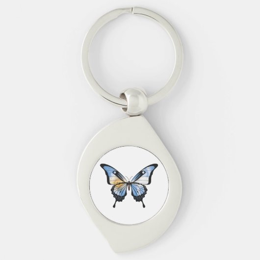 Porte-clés Sticker Argentine Swallowtail Butterfly (Devant)