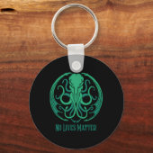 Porte-clés Sticker Cthulhu No Lives (Recto)