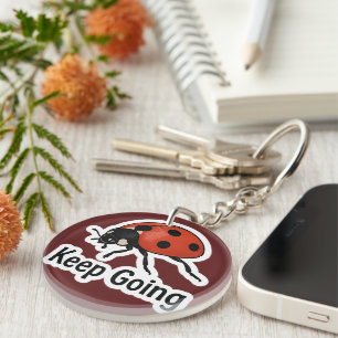 Porte-clés Sticker de motivation de Ladybug