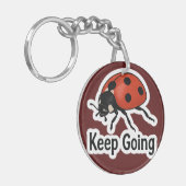 Porte-clés Sticker de motivation de Ladybug (Devant gauche)
