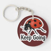 Porte-clés Sticker de motivation de Ladybug (Devant)