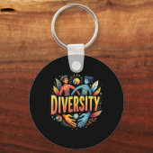 Porte-clés Sticker Design Trending Diversité Sticker (Recto)