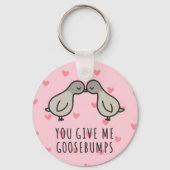 Porte-clés Sticker Inséparables mignons | Vous Me Donnez Des  (Recto)